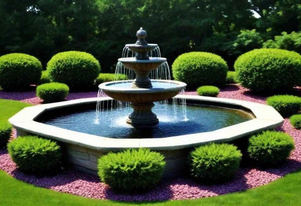 landscaping garden fountains